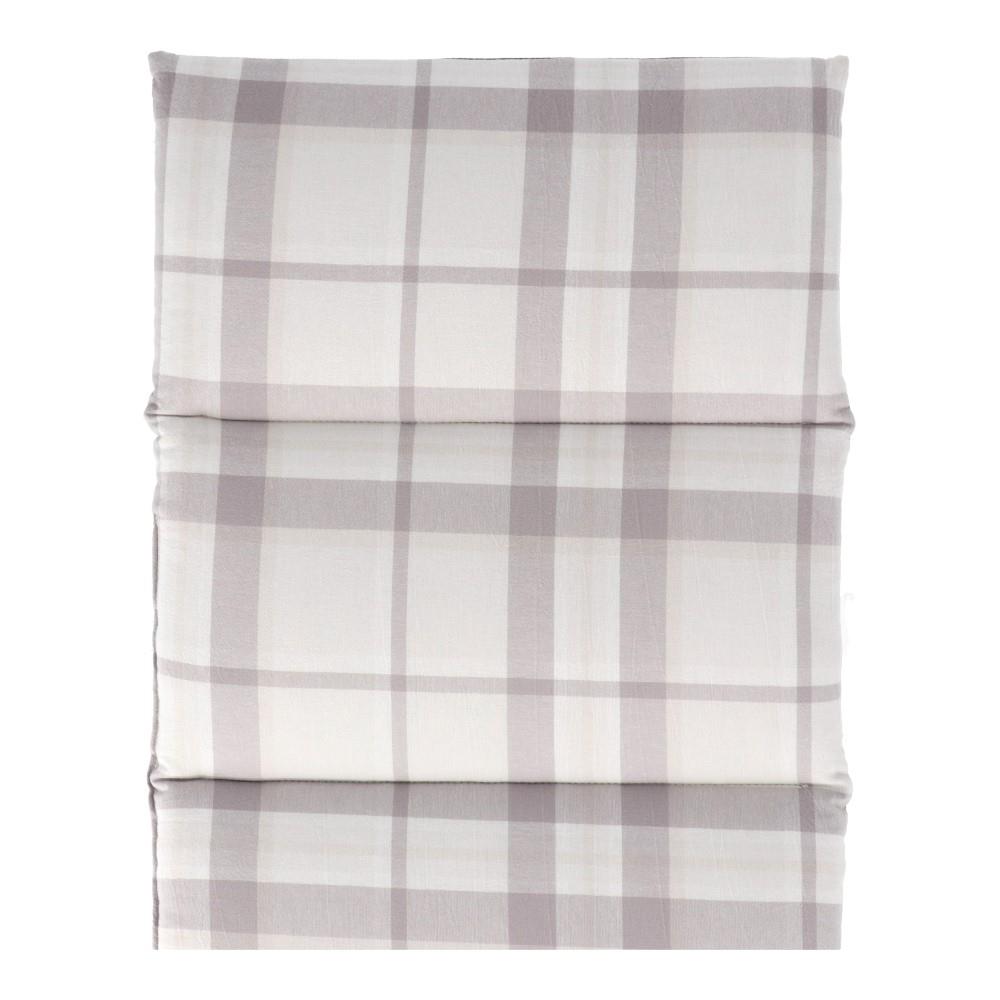 LIFELEX　ウォッシュコットンフリーシートクッション　チェック　ベージュ ベージュ