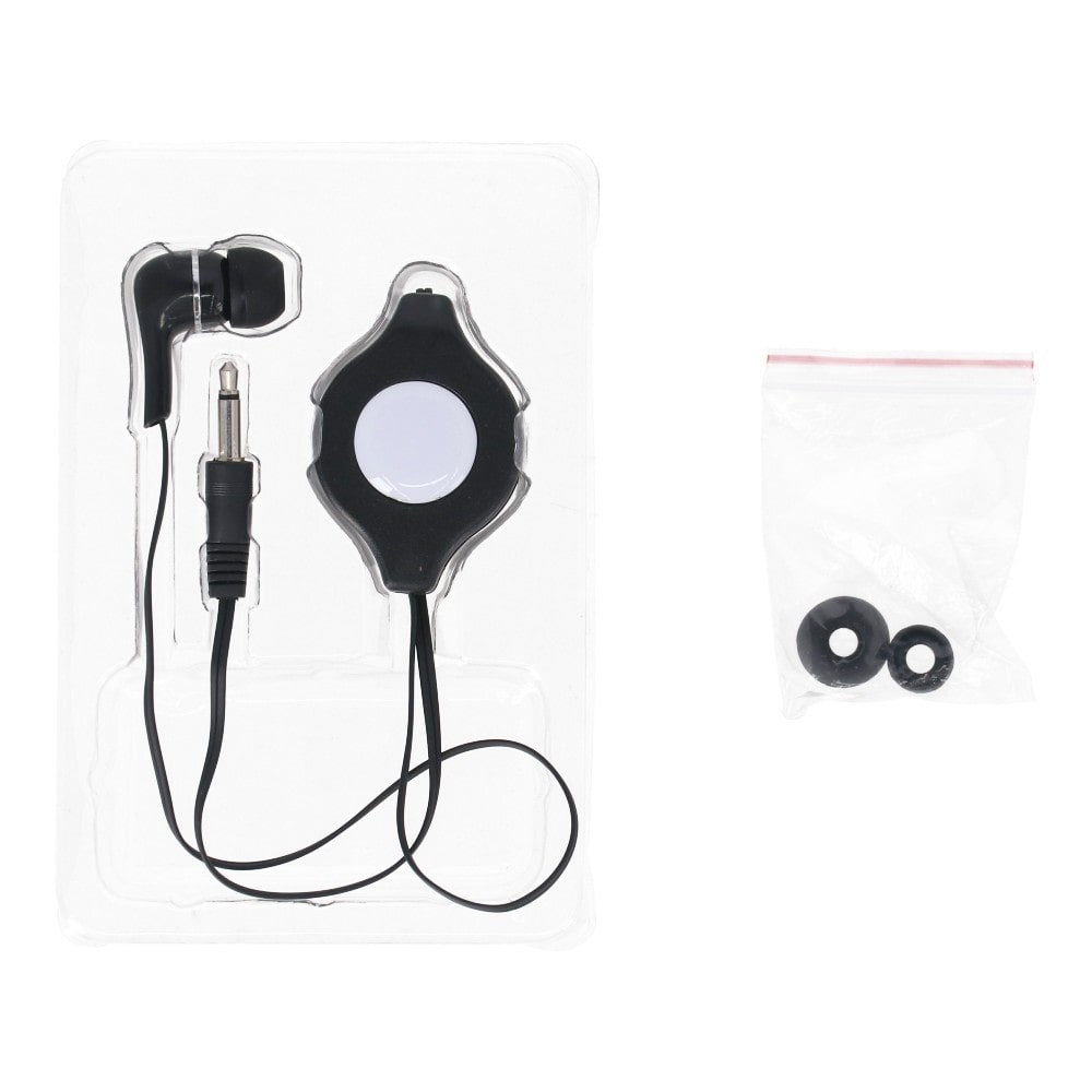 PortTech　リールで巻き取れる片耳モノラルイヤホン　Ｅ－００７（Ｂ）