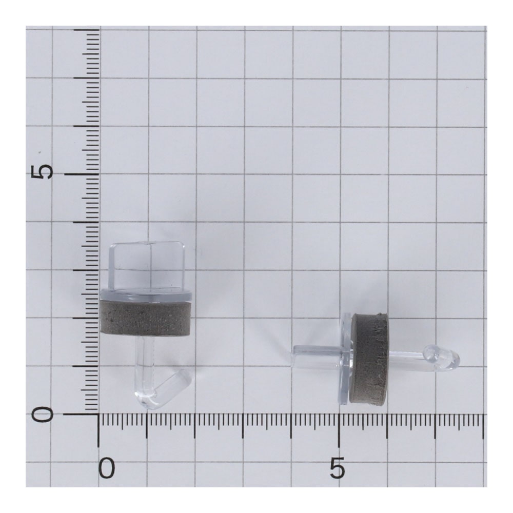 ポリカワンタッチフック箱　透明白 19mm 100本 透明白 １９ｍｍ