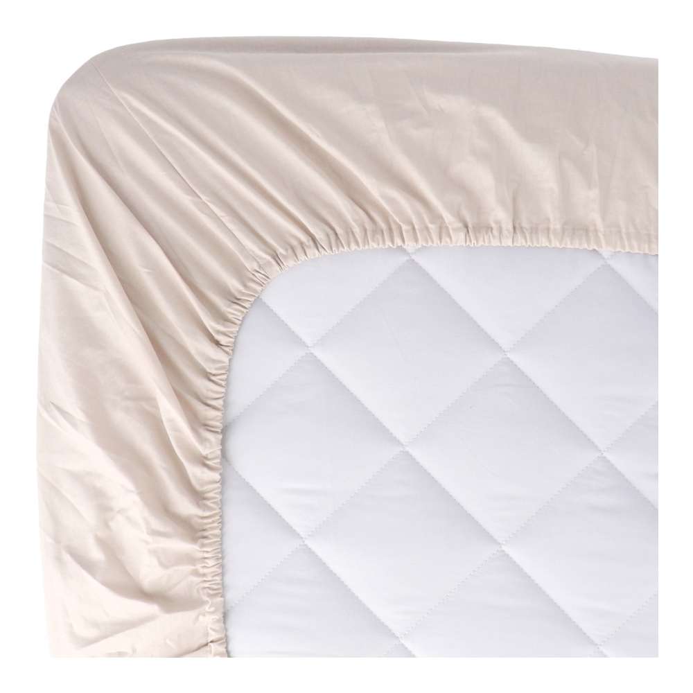 LIFELEX　やさしいコットンマルチ簡単シーツ　ＳＤ　アイボリー アイボリー マルチ簡単シーツ ＳＤ