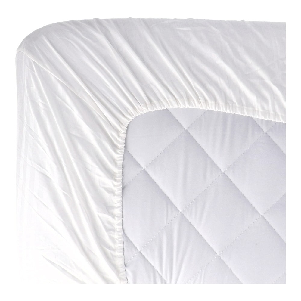 LIFELEX　コットンサテンマルチ簡単シーツ　Ｓ　ホワイトストライプ マルチ簡単シーツ Ｓ ホワイトストライプ