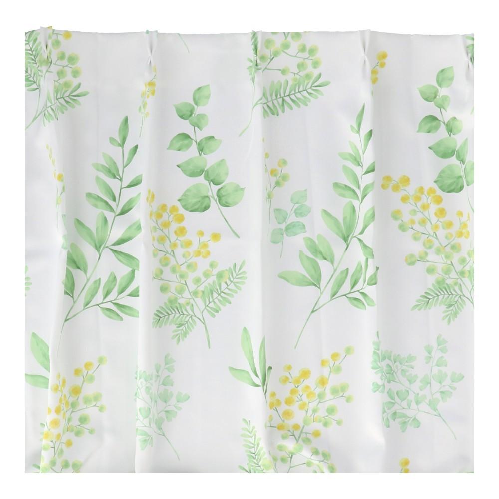 LIFELEX デザイン4枚組カーテン ミモザ 約幅100×丈178cm レース丈約176cm ホワイト 丈176cm