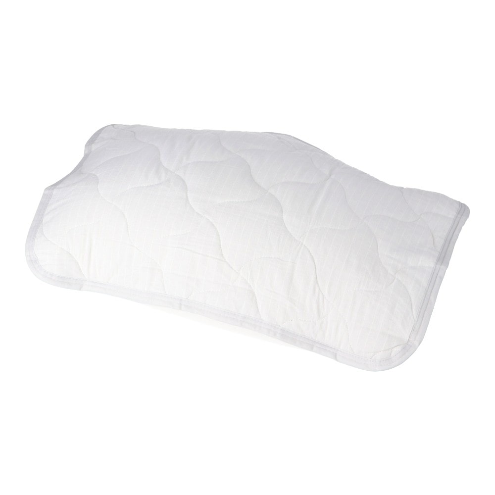 LIFELEX　ウオッシュコットンまくらパッド　グレーストライプ まくらパッド グレーストライプ