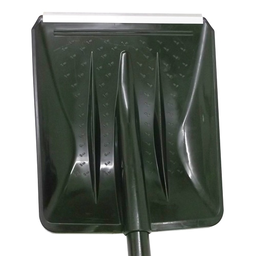 雪かき用（除雪用） 樹脂製（PC製）スコップ ショート  全長：82cm ショベル部：27Ｘ31cm 重量：約600g KY09-1591