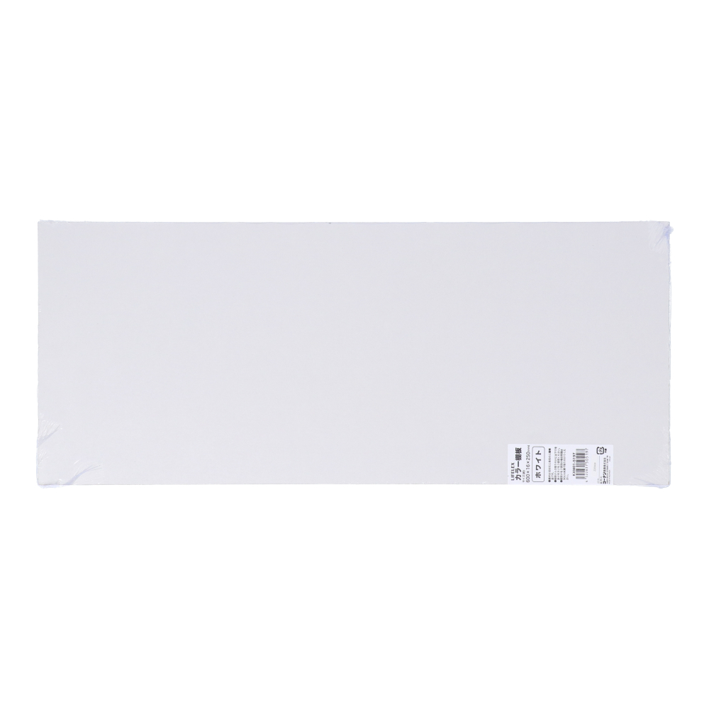 カラー棚板　ホワイト(単色)　約６００×１６×２５０ｍｍ 600×250