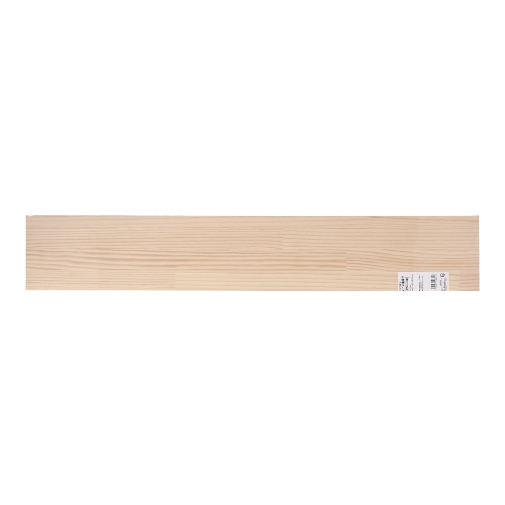 LIFELEX　パイン集成材２５ｍｍ厚　約９００×２５×１５０ 900×25×150