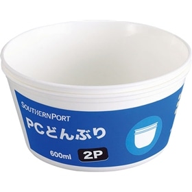 ＰＣどんぶり　６００ｍｌ　２Ｐ　ＫＧ２３－９２７３