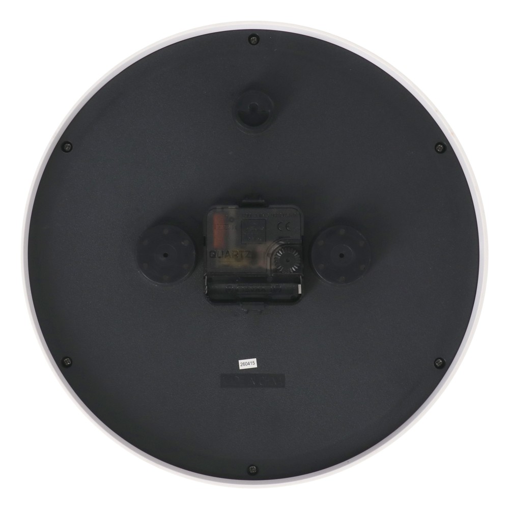 LIFELEX 掛時計ステップ秒針Φ26cm WH KO14-7058