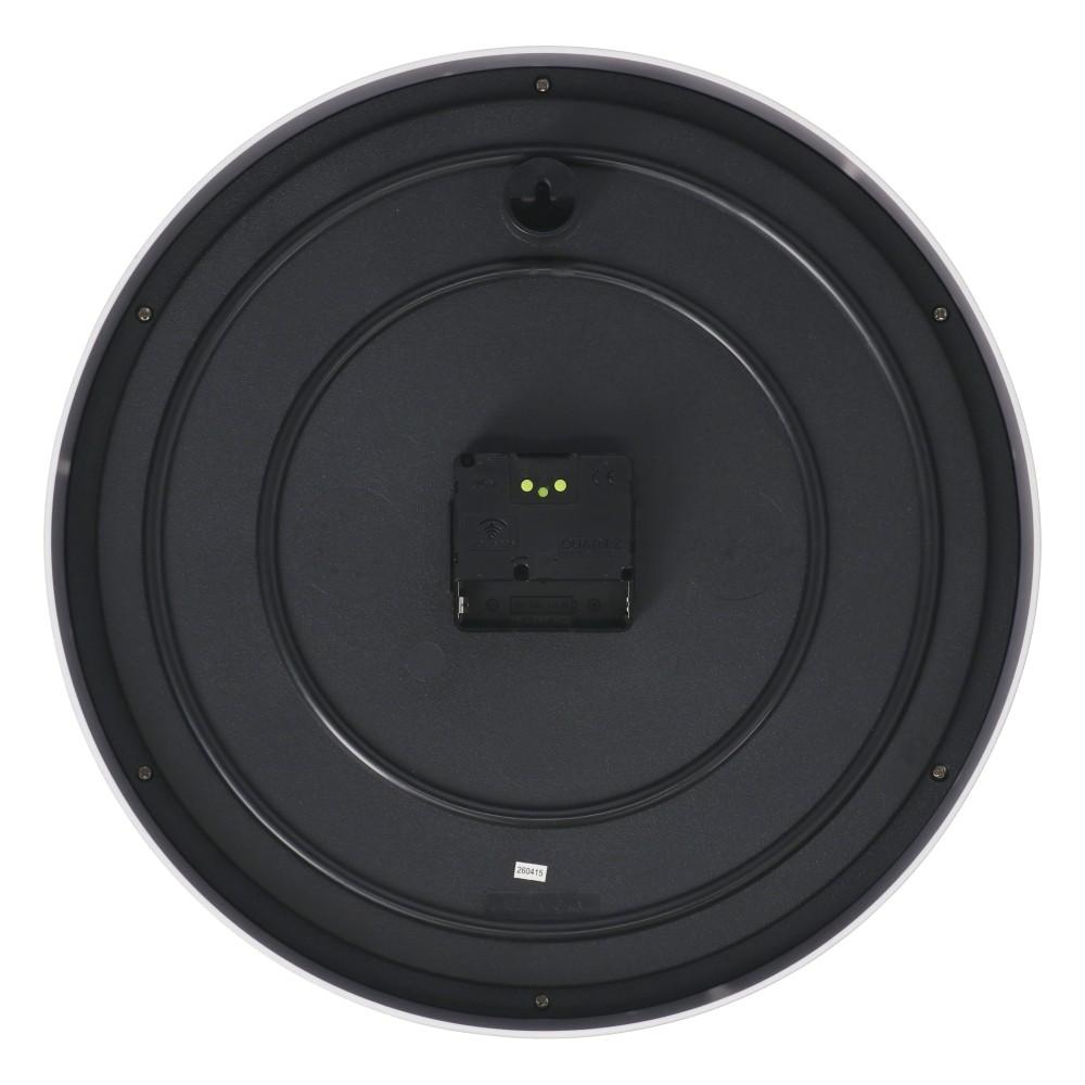 LIFELEX 電波掛時計連続秒針Φ30cm GY KO14-9182
