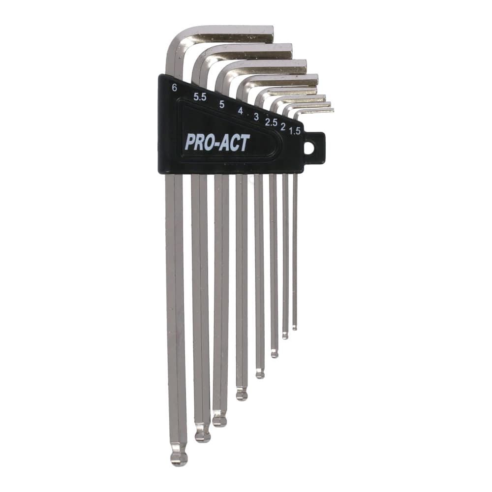 PROACT ボールポイント六角棒レンチセット ８本組: 工具