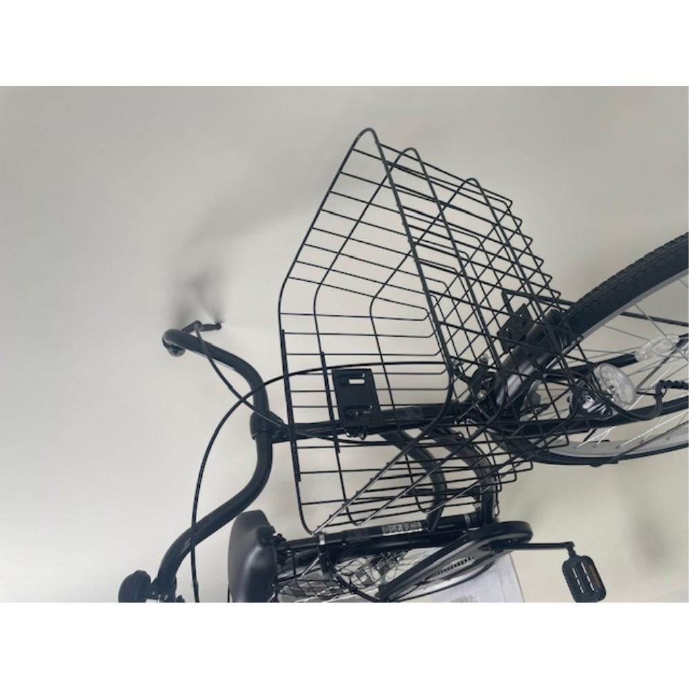 ２６インチ　軽快車　ローラーブレーキ搭載　オートライト　マットブラック