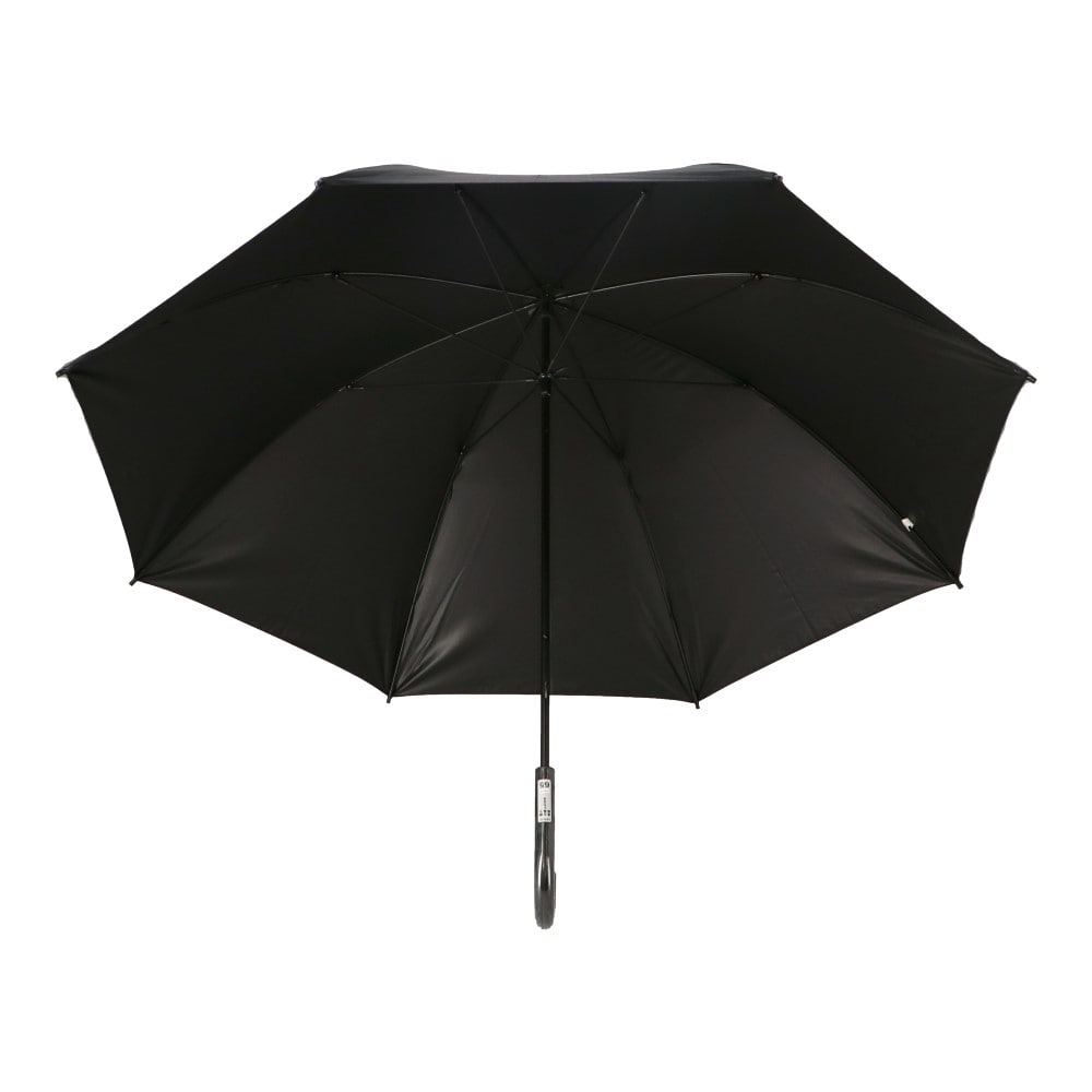 LIFELEX　紳士日傘にもなる長傘　ブラック　６５ｃｍ　ＵＶカット加工