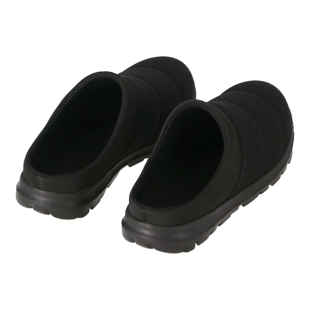 LIFELEX　メッシュサンダル　かかと無し　ブラック　Ｓ S