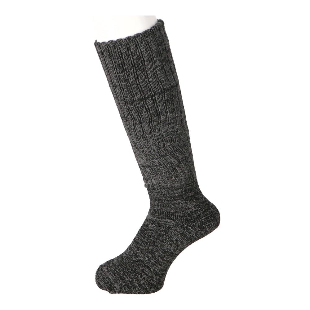 LIFELEX　あったかハイソックス　紳士　チャコール チャコール