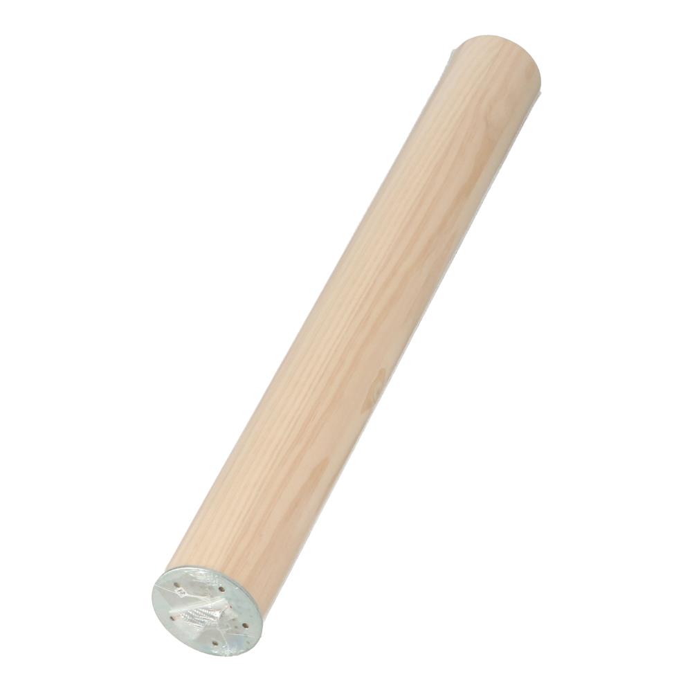 パイン脚（金具付）　８０丸×７００ＭＭ ８０丸×７００ｍｍ