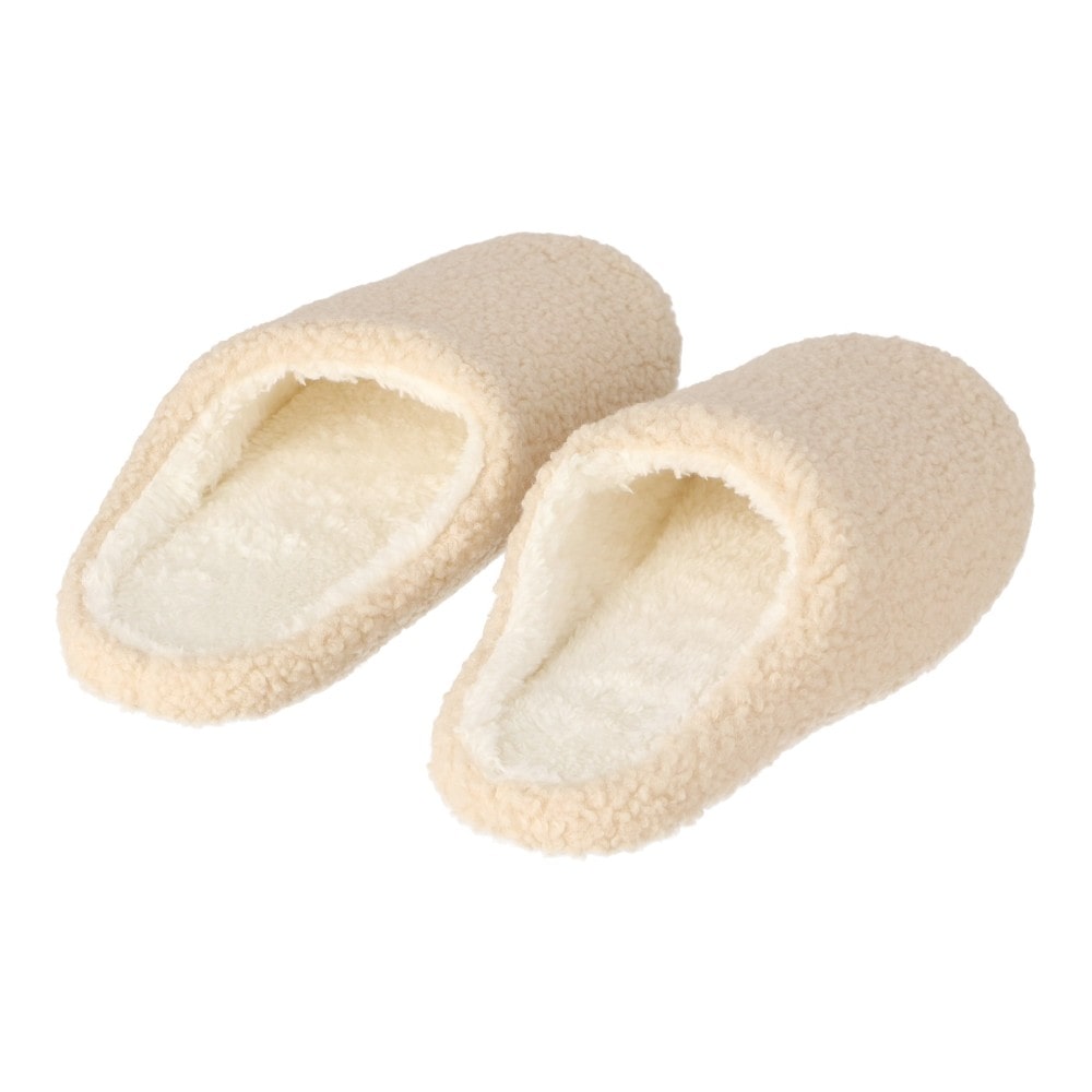 LIFELEX　ルームシューズ　シープボア　ベージュ　Ｌ ベージュ　Ｌ