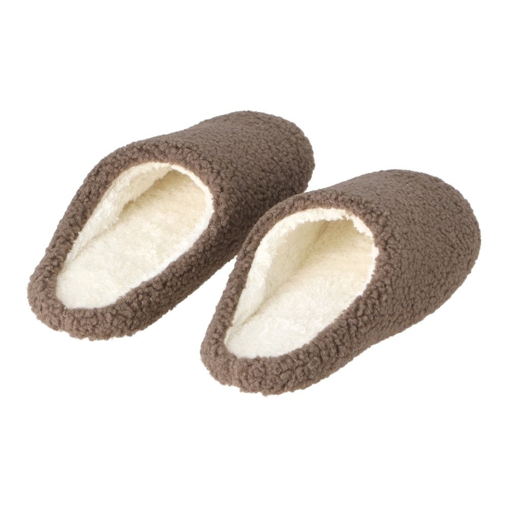 LIFELEX　ルームシューズ　シープボア　ブラウン　Ｌ ブラウン　Ｌ