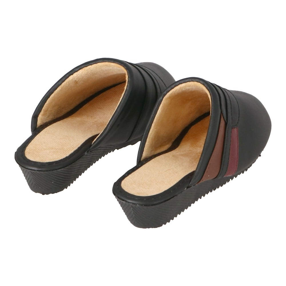 LIFELEX　婦人起毛サンダル　ブラック　Ｍ（２３．０－２４．０ｃｍ） ブラック　Ｍ