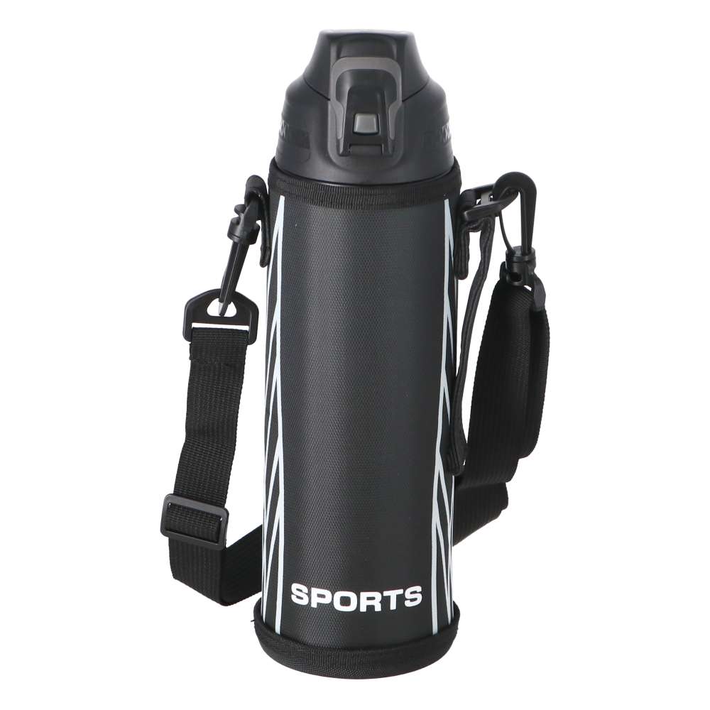 LIFELEX　スポーツボトル　１０００ｍｌ　カバー付き　ブラック　ＳＢ１０００－ＢＫ 1000ｍｌ