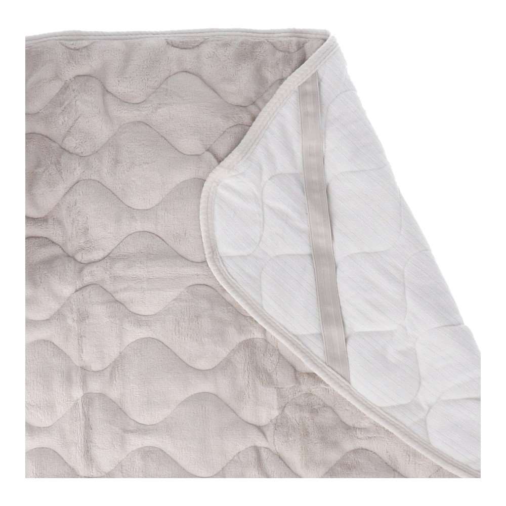 【アウトレット】LIFELEX Wウォーム両面使える敷パッド BUTTER ＳＤ　ＬＧＹ SD LGY