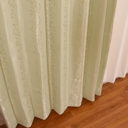 厚地カーテン　セラーノ　２枚組　幅１００×高さ１３５ｃｍ　グリーン 幅１００×高さ１３５ｃｍ　グリーン