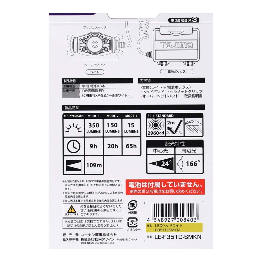 PROACT ＬＥＤヘッドライト ＬＥ－Ｆ３５１Ｄ－ＳＭＫＮ シャンパンメタリック