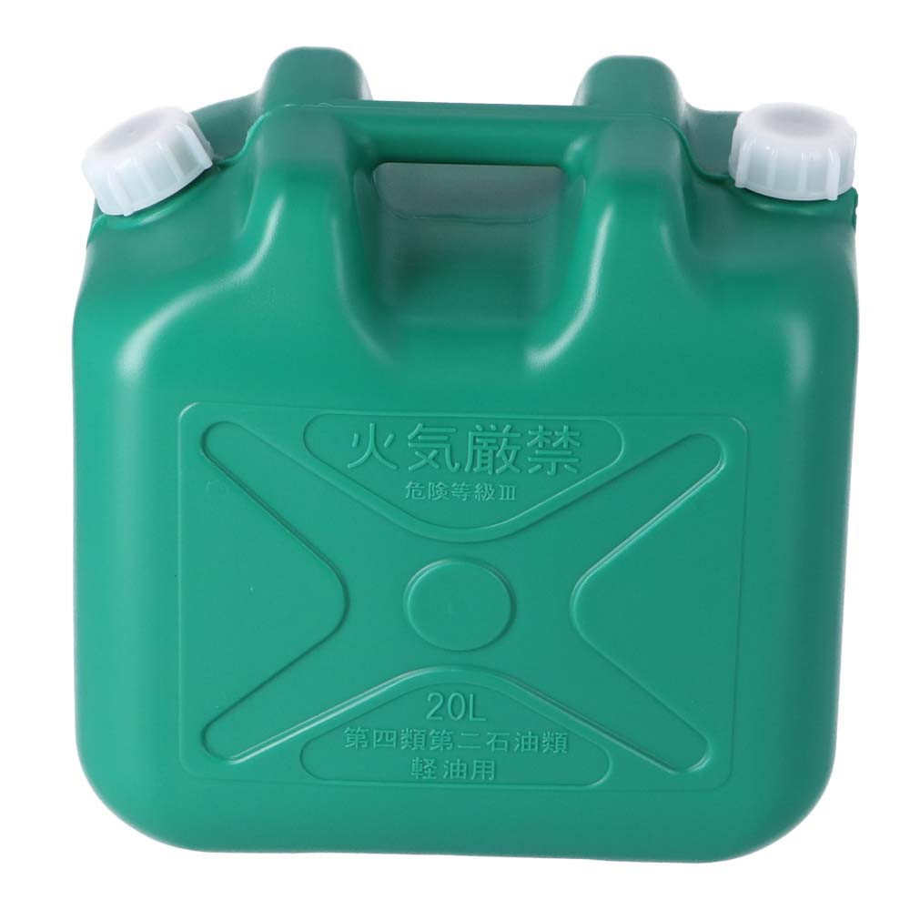 新到着 軽油缶 ポリタンク緑20Lワイド８個 消防法適合品
