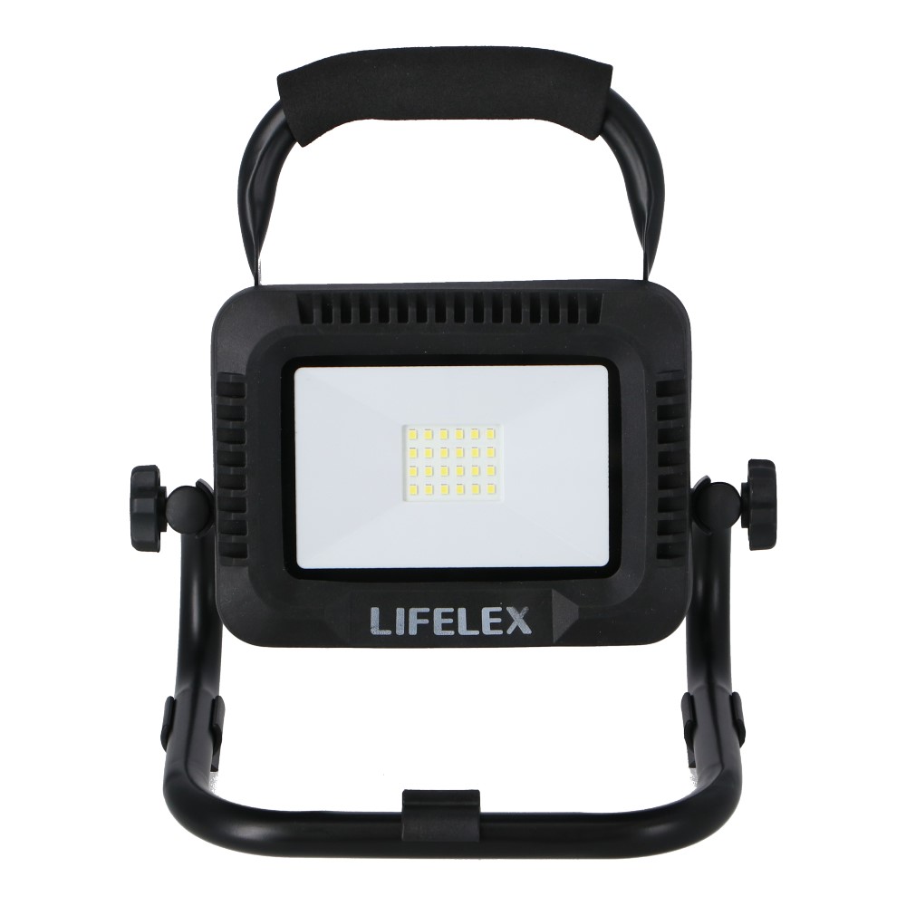 LIFELEX １０．８Ｖ充電式LED投光器　ＫＭＬＴ－１０８　全光束　強：約１０００ＬＭ　弱：約５００ＬＭ