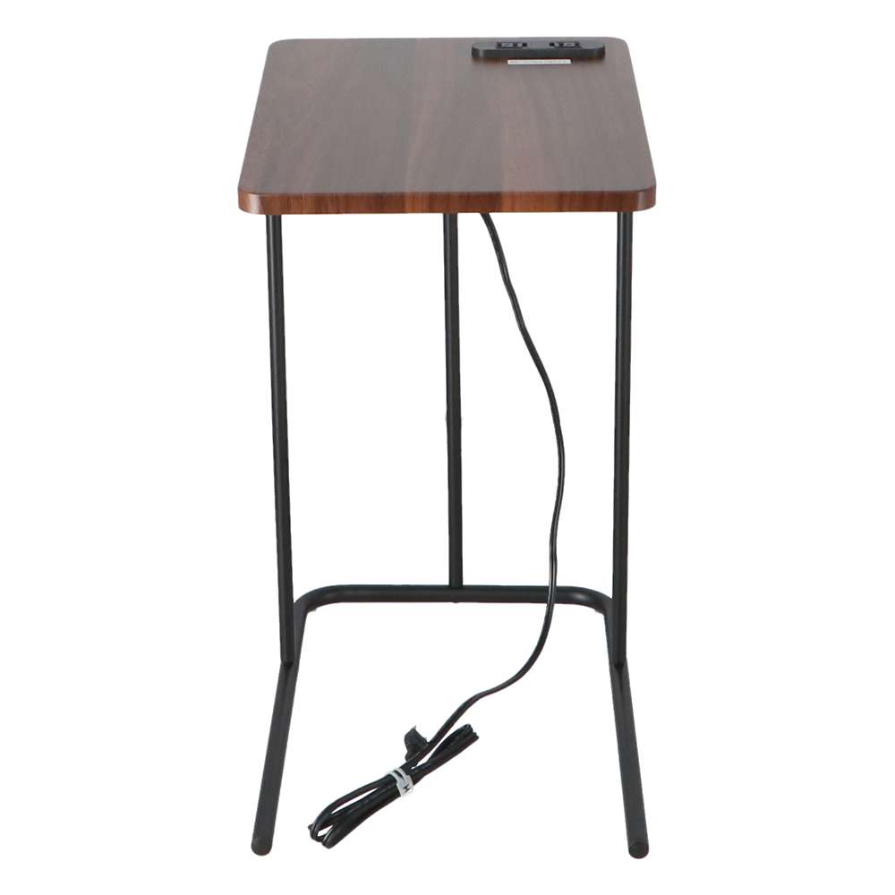 LIFELEX　サイドテーブル　コンセント付　ＤＢＲ　３０４２－５３