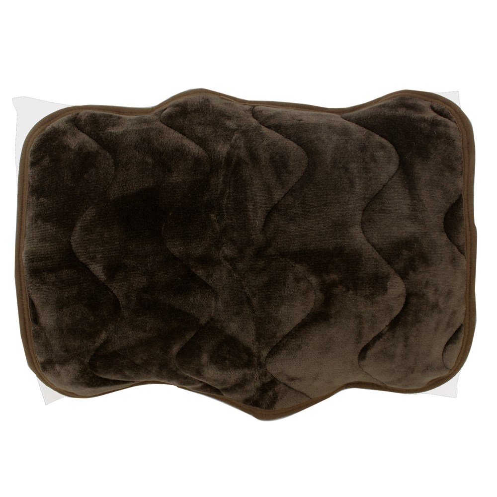 枕パッド アルミネットカラー ３５ｘ５０、４３ｘ６３ｃｍ枕サイズ兼用 ＭＰ１８４０８４－０７ ブラウン