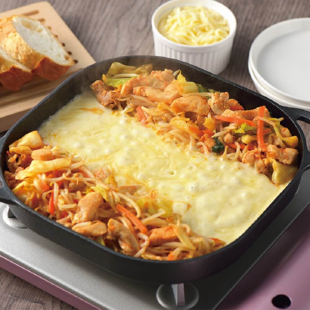 スプラウト 鉄鋳物製グリルプレート24×24cm（フラット）　HB-6219