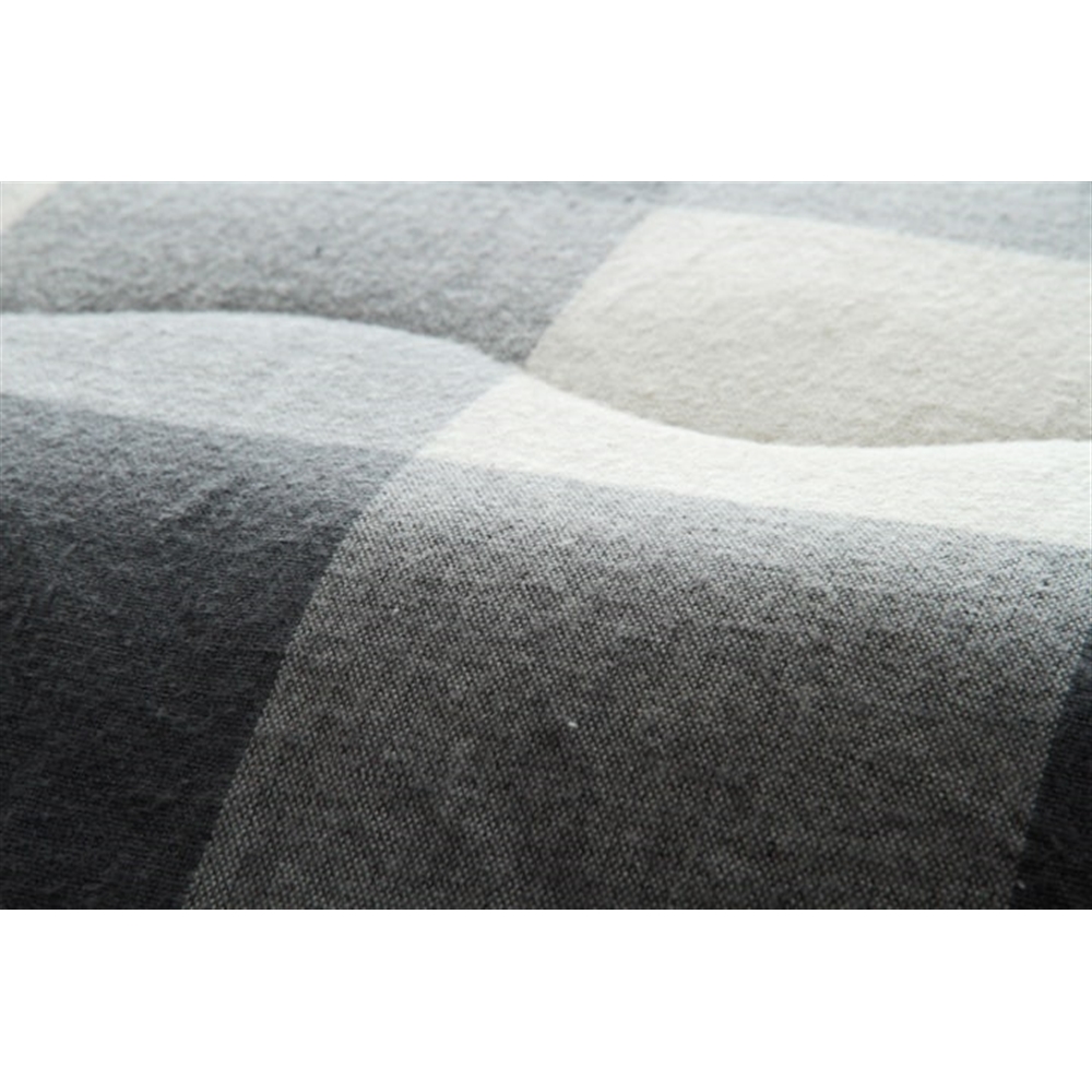 イケヒコ・コーポレーション(IKEHIKO)　こたつ布団 正方形 インド綿 綿100％ チェック柄 グレー 約205×205cm　「オーブ 掛」 グレー