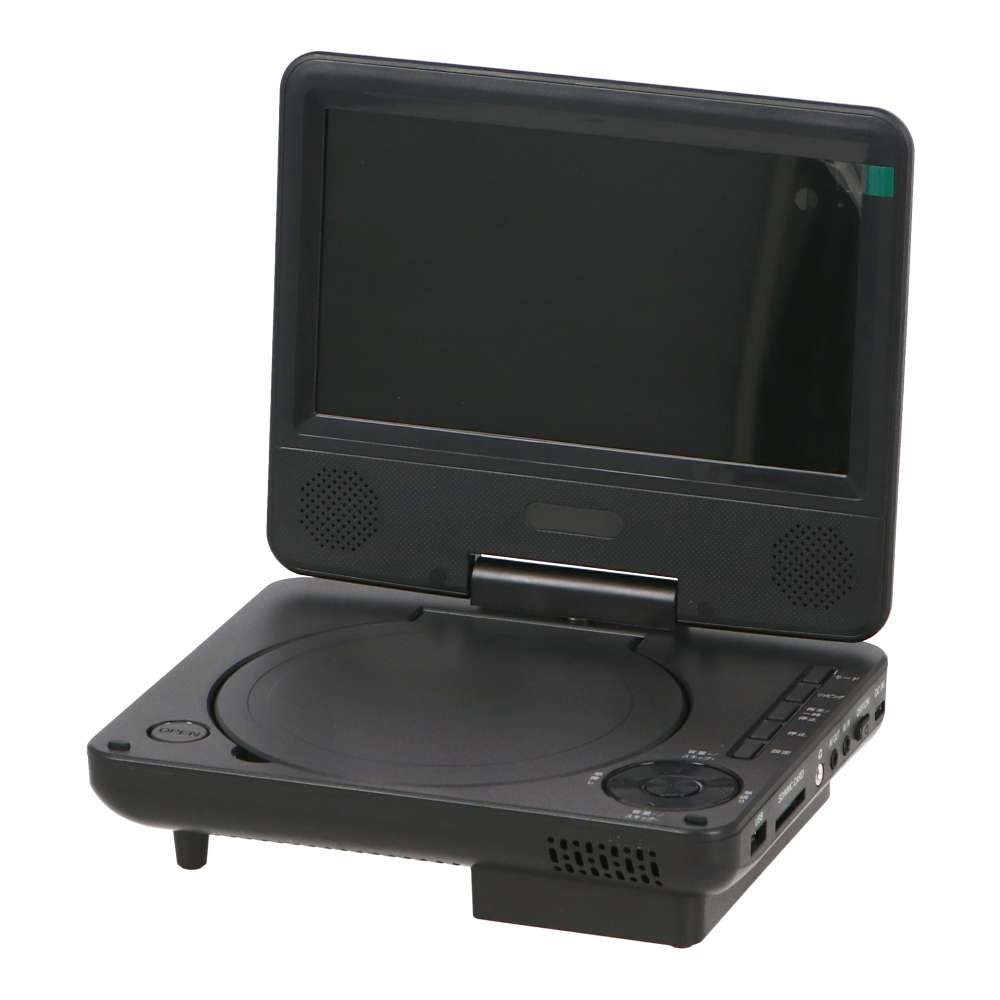 モバイルバッテリーで動くポータブルＤＶＤプレーヤー　７インチ　ＰＰＤ－ＮＣ７０（Ｂ） ７インチ