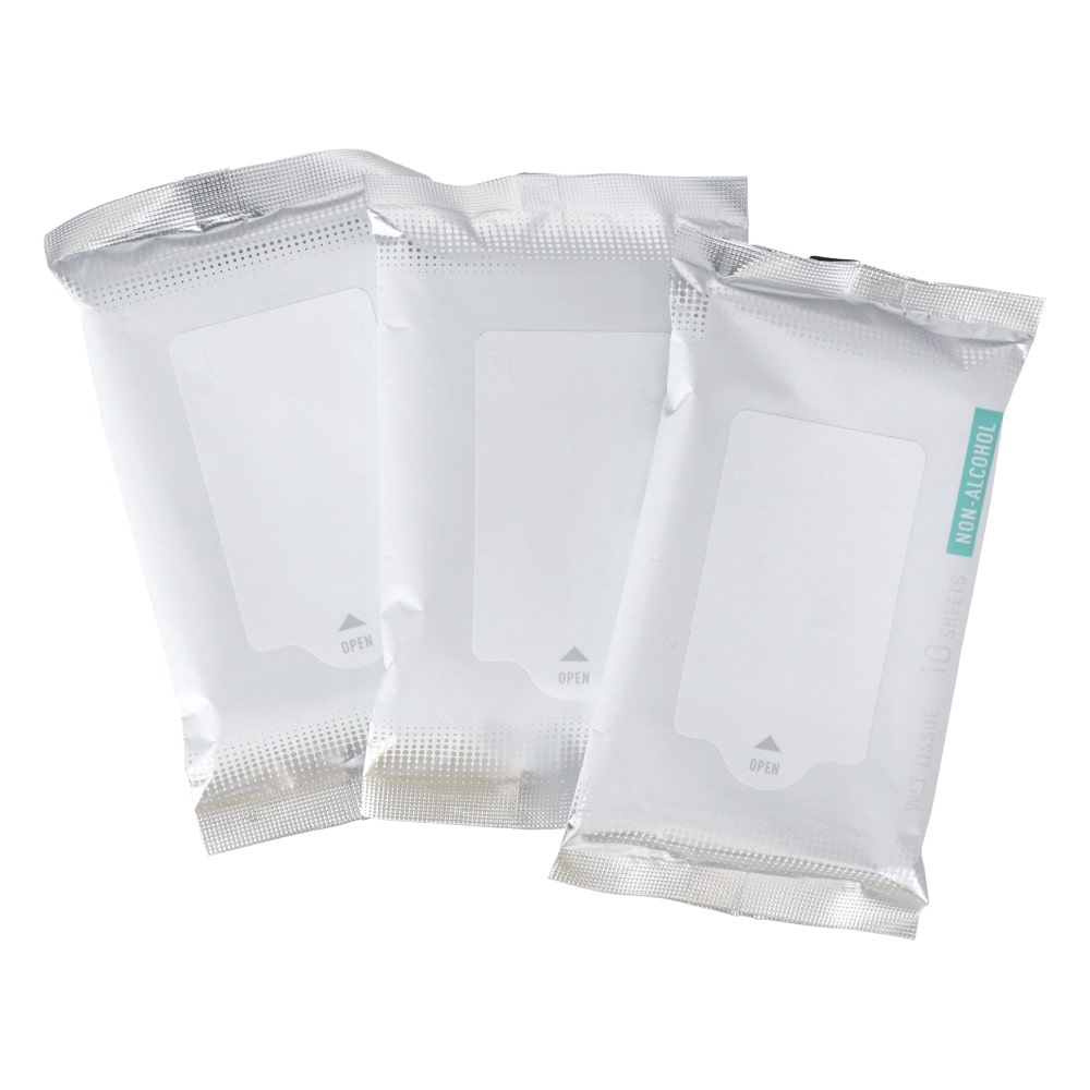 LIFELEX　おでかけ除菌ウェット　ノンアルコール　１０枚×３Ｐ ノンアルコール