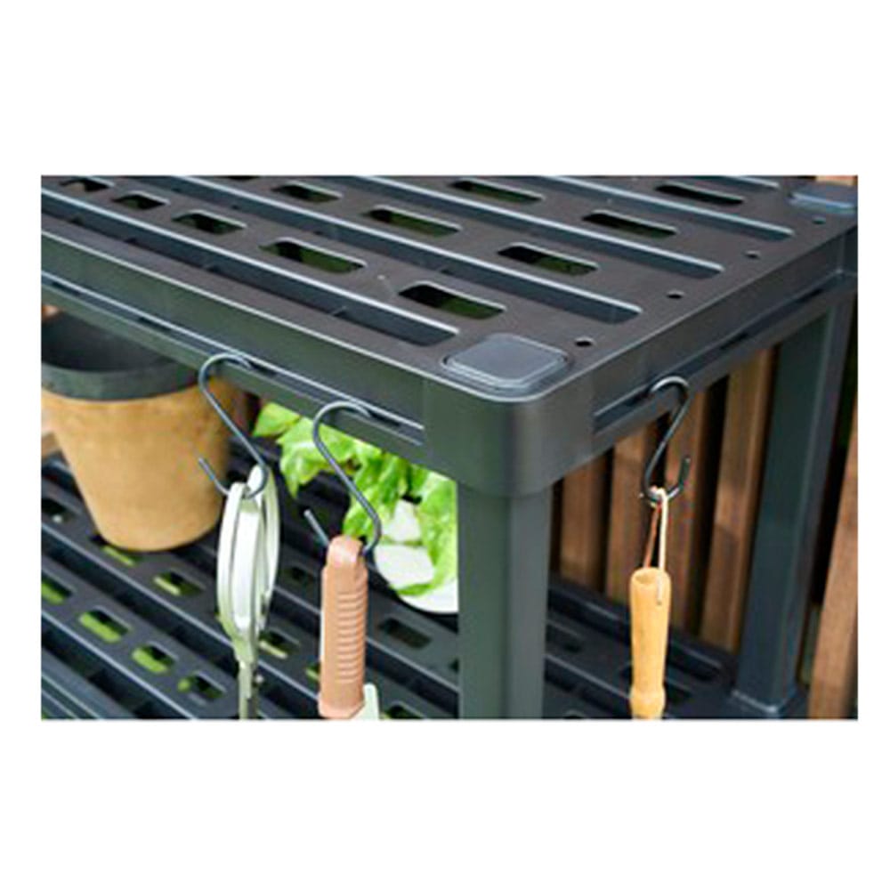 プラスチックラック　５段　Ｗ９１４　ＫＰＲ－９４５４　ブラック 5段 W914