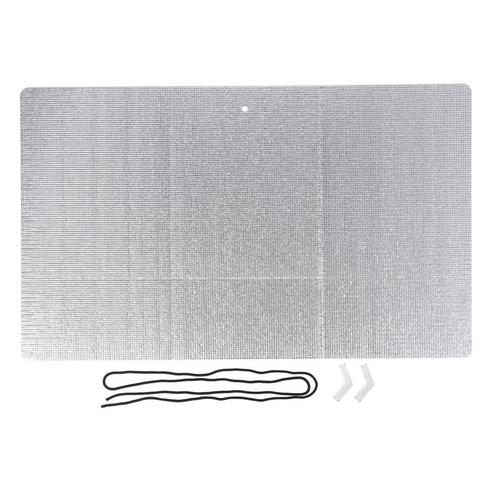 LIFELEX　室外機ワイドシェード磁石　ＮＨ２１－４６８７　約幅９９０×奥行６００×高さ１０ｍｍ　ホワイト＋シルバー