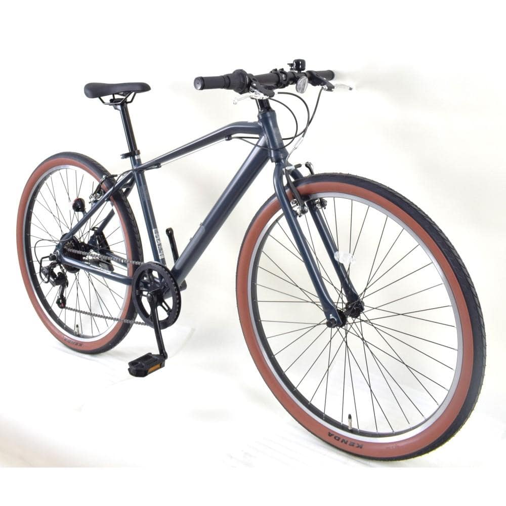 ２７．５インチ クロスバイク アルミフレーム 外装６段 チャコールグレー チャコールグレー