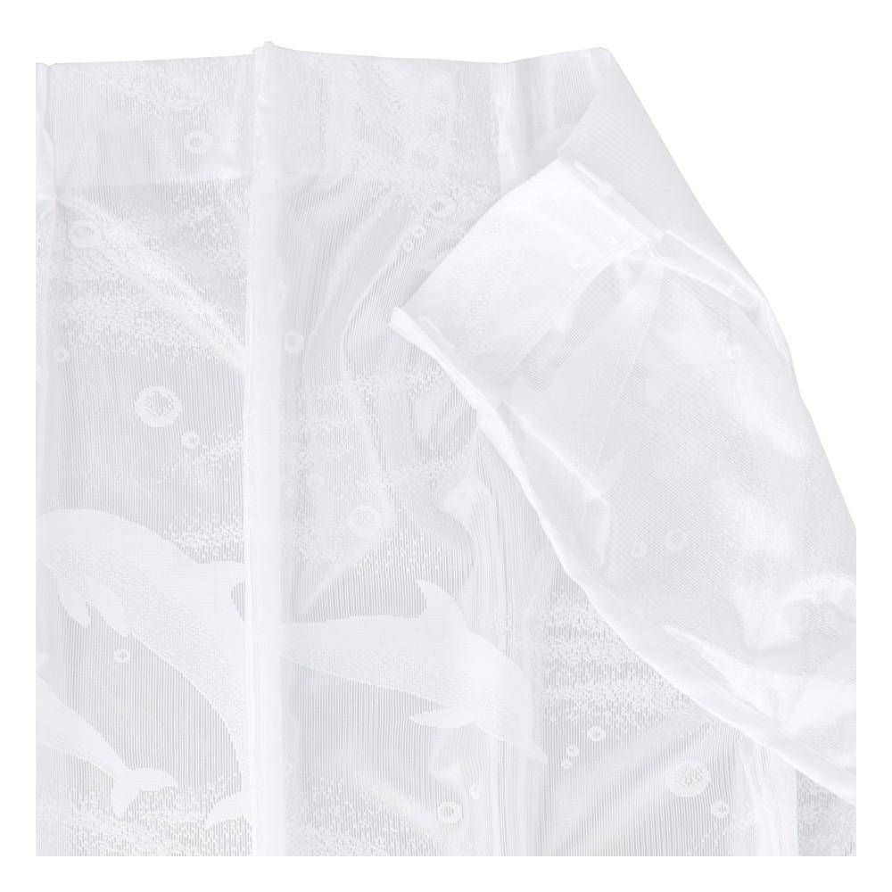 LIFELEX　レースカーテン　イルカマリン　１００×１７６ＷＨ １００×１７６ＷＨ