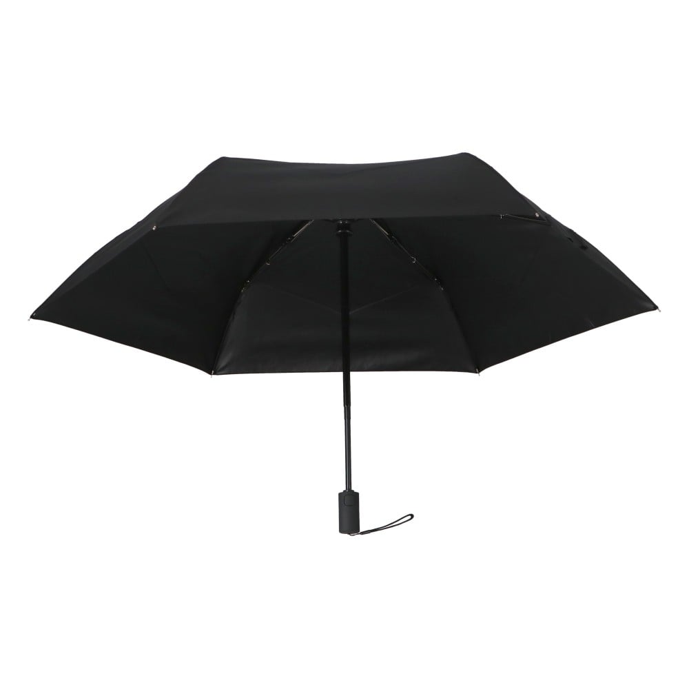 LIFELEX　自動開閉・形状記憶機能付晴雨兼用折りたたみ傘　５５ｃｍ　ブラック ブラック