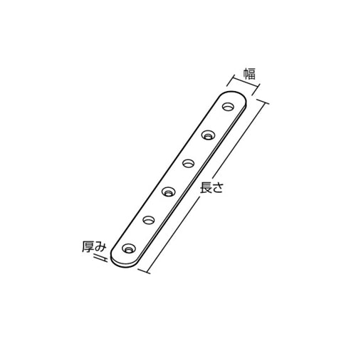 マイスト取付金具　フラット６０９４ ブラック