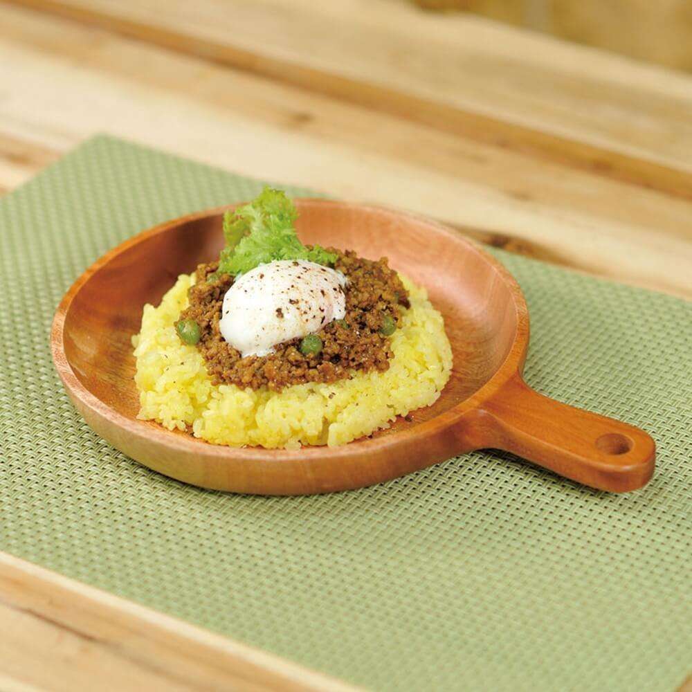 ウッドブレス ハンドル付プレート20cm UP-2680