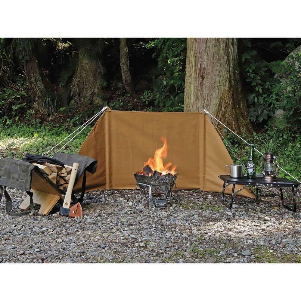 FIRE PROOF 焚火ウインドスクリーン〈170〉(ブラウンダック) UP-2711 ブラウンダック