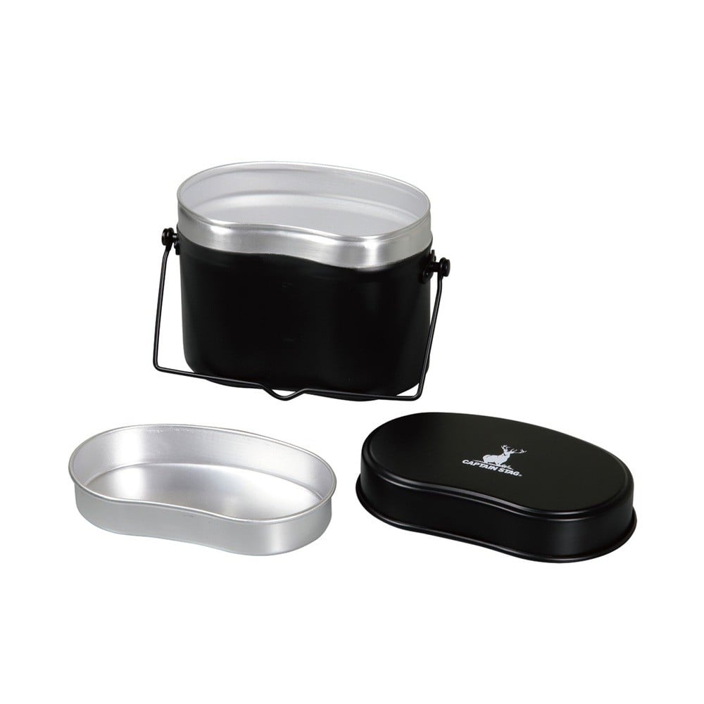 兵式ハンゴー4合(ブラック) UH-4118 ブラック