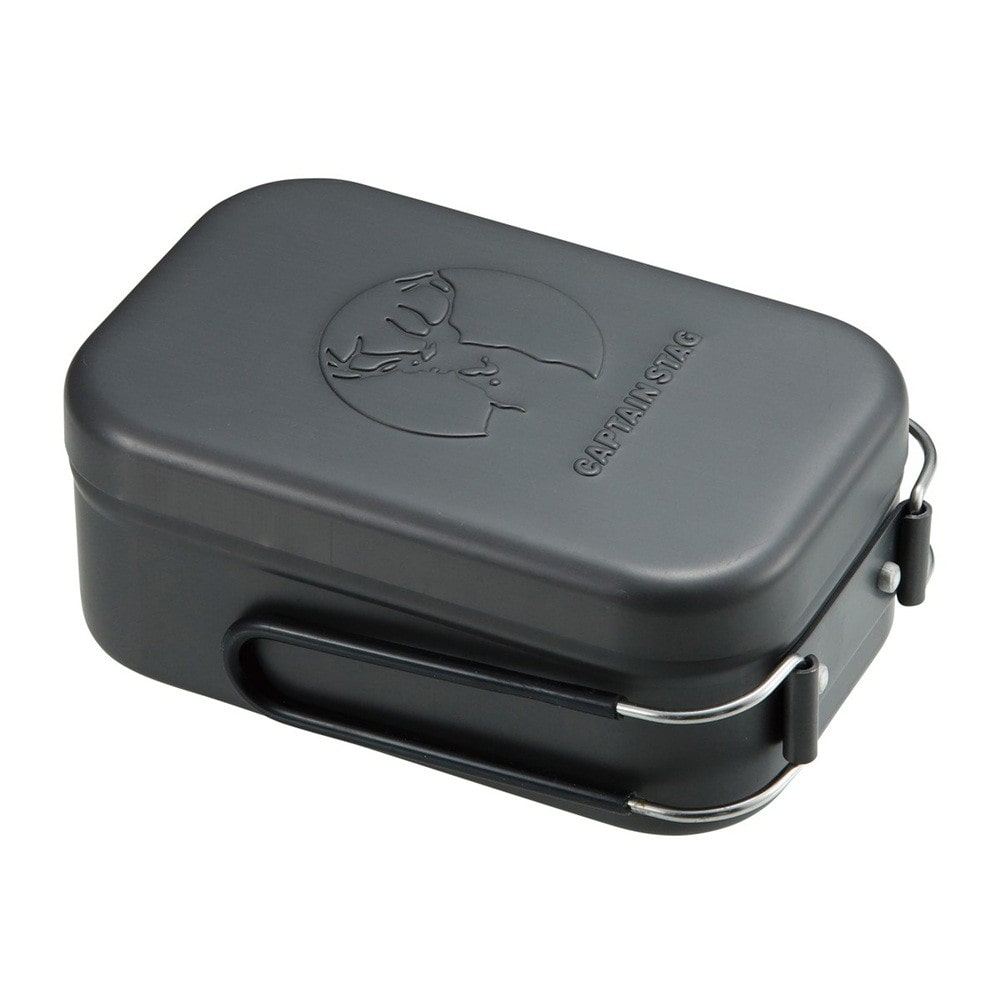 キャプテンスタッグ アルミ角型メスティン(ブラック) UH-4126
