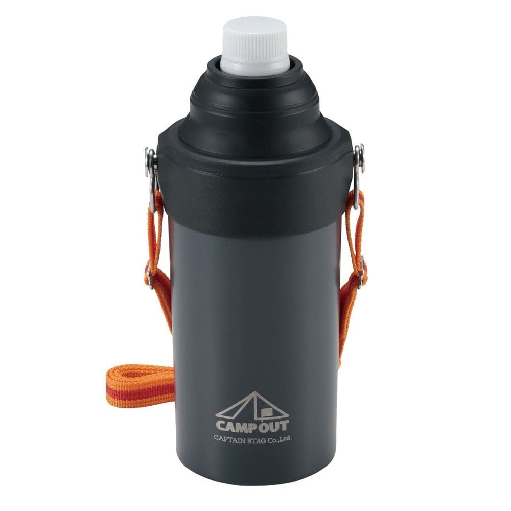 キャンプアウト ペットボトルホルダー(ダークグレー) UE-3575 ダークグレー