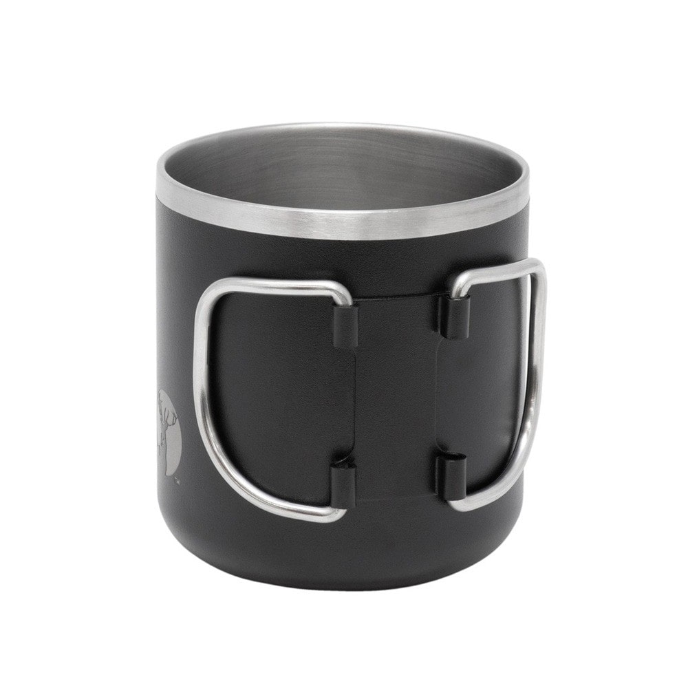 CS 真空折りたたみハンドルマグカップ500(ブラック) UE-3598 500（ブラック）