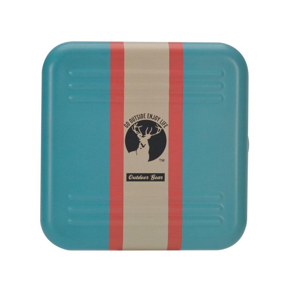 蚊取り線香スタンドケース(ターコイズ／レーシングストライプ) UM-1658 ターコイズ／レーシングストライプ