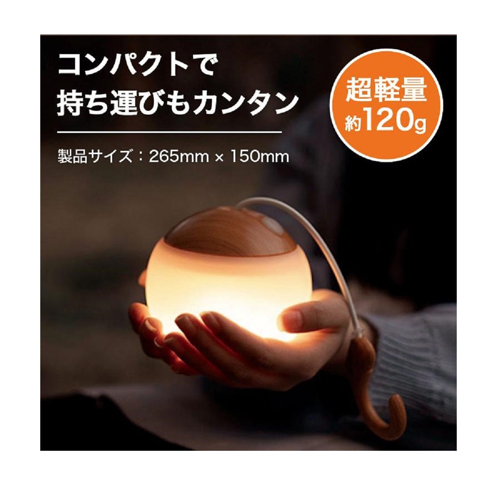 マイウエイ LEDランタン ブラウンＧＥＮＩＥ　ＢＲ ブラウン