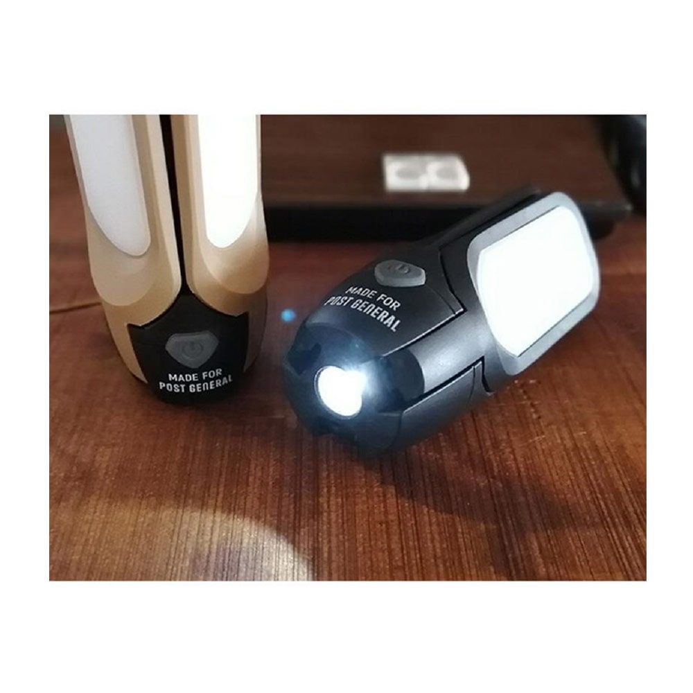 トリパネルソーラーチャージ LEDライト ブラック 98207-0020 ブラック