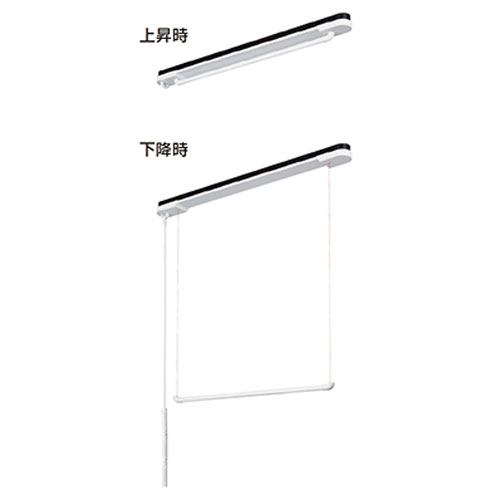 【アウトレット】ナスタ（ＮＡＳＴＡ）　エアバー　ａｉｒ　（エア）　シリーズ　ＮＲＰ０２３－１２ＷＢＫＲ　天井取付タイプ　レッド　バインドタッピンねじ　（ユニクロ）　呼び４×５０　８本 レッド